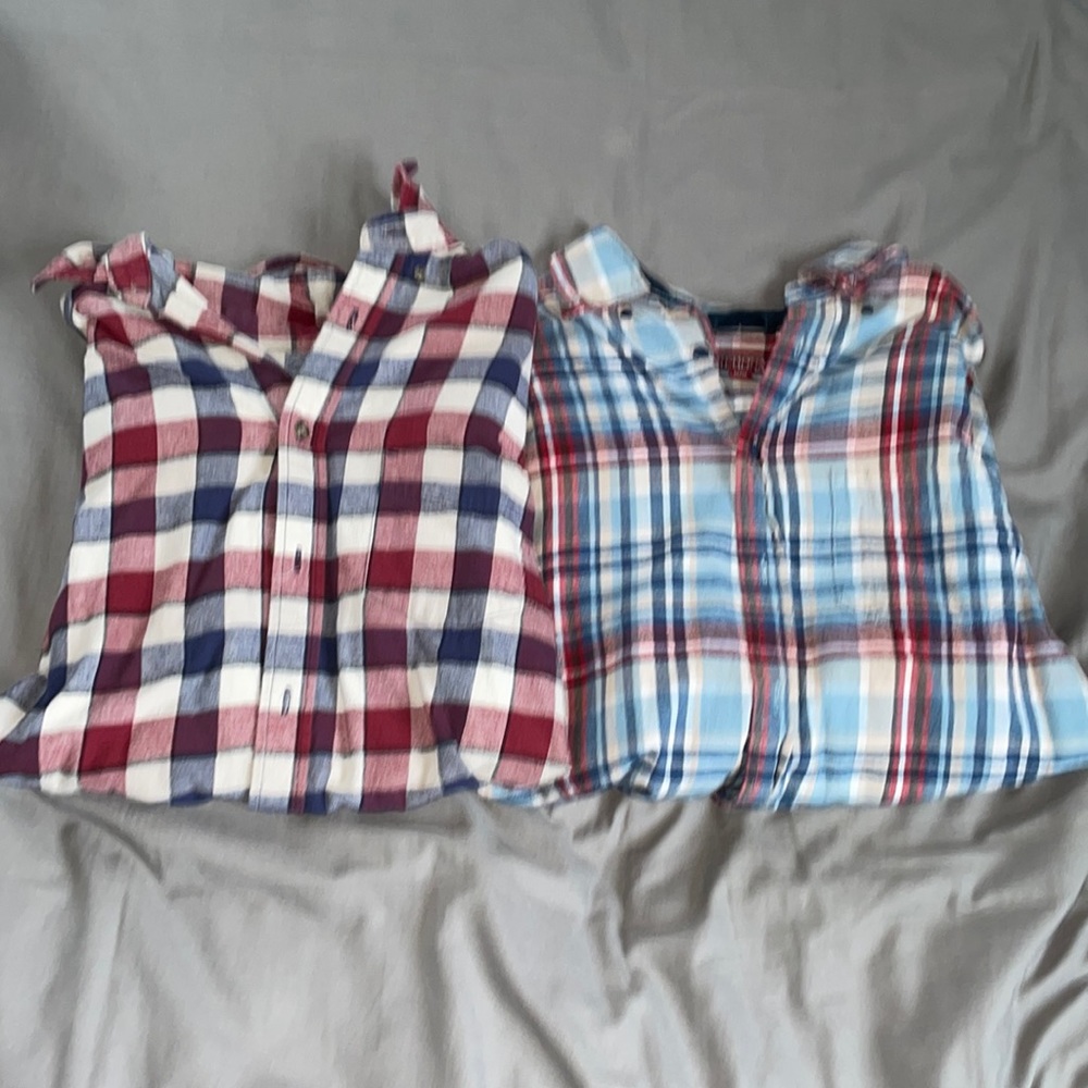 Two Merona Flannels